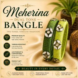 Meherina Dual Tone Bangle